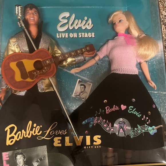 Vintage Barbie Loves Elvis Live On Stage Collector Edition Mattel